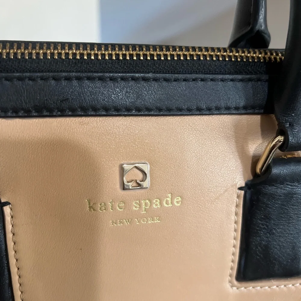 Kate Spade NY Two Tone Hudson Street Blake Cruiser Handbag Satchel Purse